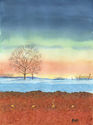 Waiting (Tree landscape) by John Burton Norall