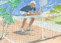 Waiting (Tennis Player) by John Burton Norall