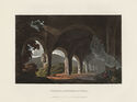 Stables of Mecoenass Villa (from: A Select Collection of Views and Ruins in Rome and its Vicinity) by James A. Merigot
