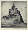 Mont St. Michel by Max Pollak