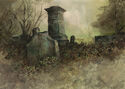 (Cemetery in autumn) by Bob Nash