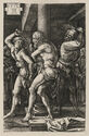 Flagellation (after Durer; Pl. 6, the Engraved Passion) by Charles Amand-Durand