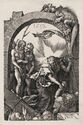 Harrowing of Hell - Christ in Limbo (after Durer; Pl. 14, the Engraved Passion) by Charles Amand-Durand