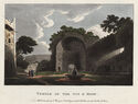 Temple of the Sun & Moon (from: A Select Collection of Views and Ruins in Rome and Its Vicinity) by James A. Merigot