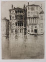 Two Palaces - Venice by Ernest David Roth