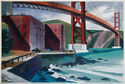 Untitled (Golden Gate Bridge and bay) by Hubert Buel