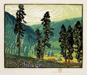 Big Timber-Upper Pecos by Gustave Baumann