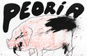 Peoria - From the Oo La La portfolio - collaboration with Ron Padgett by Jim Dine