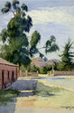 A Private Entrance to an Estate, Capistrano by William Seltzer Rice