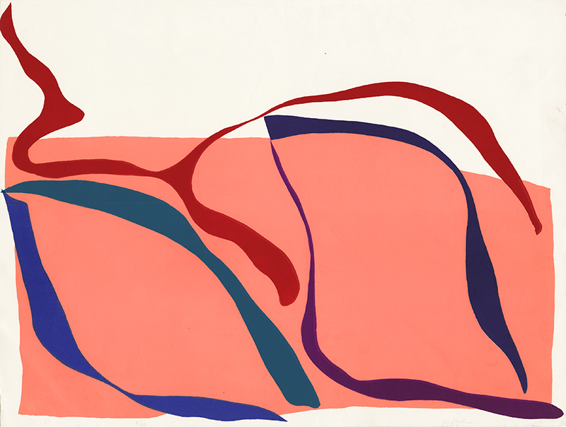 (Red, Blue, Purple, Green, Magenta, Salmon) by Raymond K. Parker