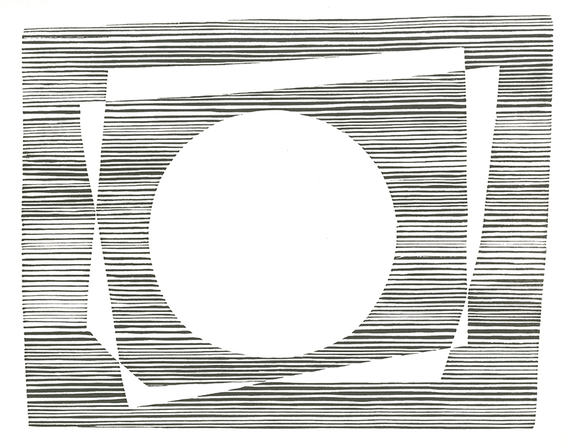 Untitled (Portfolio 1, Folder 7, Image 2 from Formulation: Articulation) by Josef Albers
