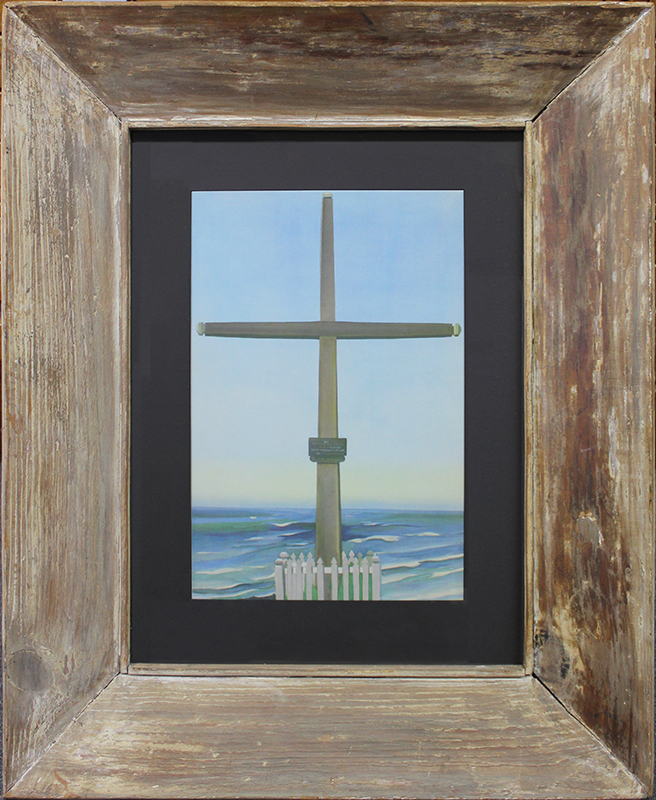 Cross by the Sea, Gaspé: 1932 (also called: Cross by the Sea, Canada) by Georgia OKeeffe