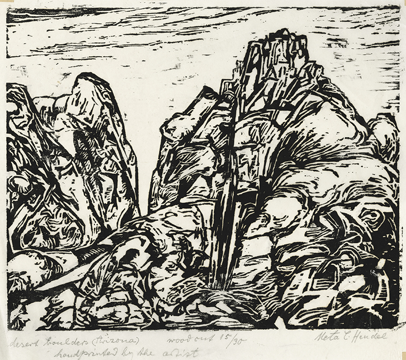 Desert Boulders (Arizona) by Meta Cohen Hendel
