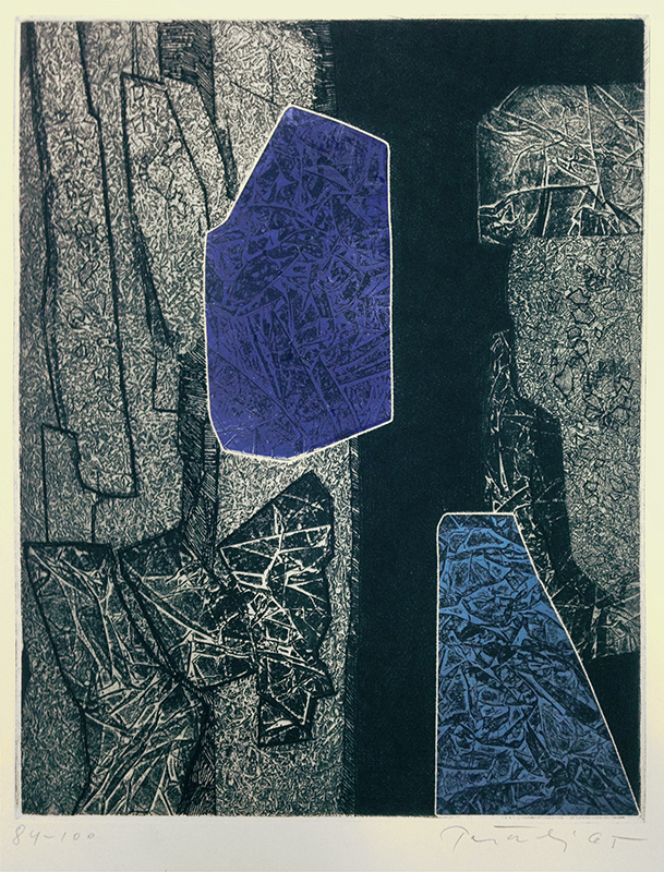 Stonework (from: A Genesis) by Gabor Peterdi