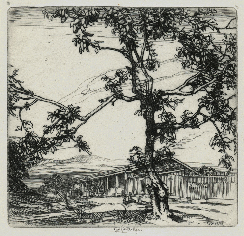 The House of Alvarado by Roi Partridge Annex Galleries Fine Prints