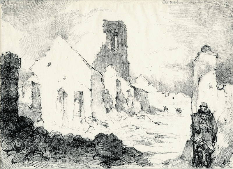 (Sentry, WWI) by Charles Huard