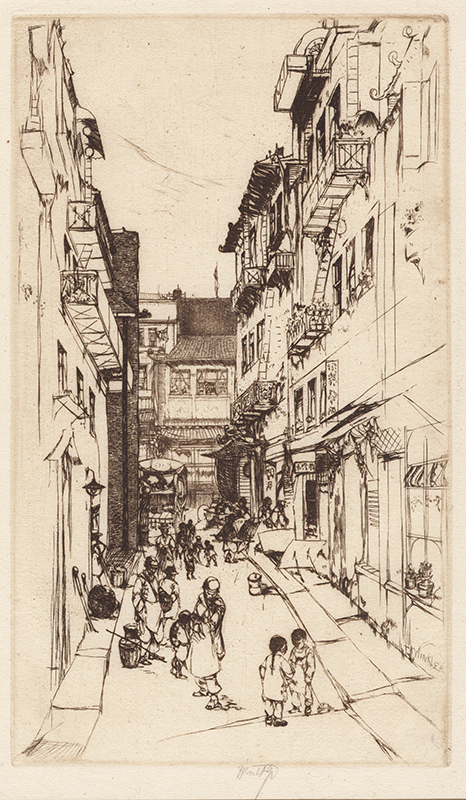 Ross Alley (aka: Large Ross Alley) by John William Winkler