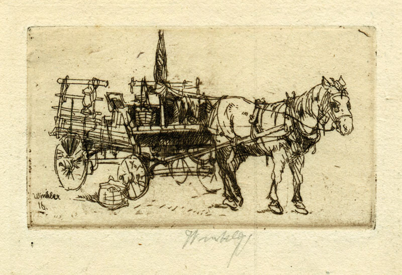 Small Vegetable Cart by John William Winkler