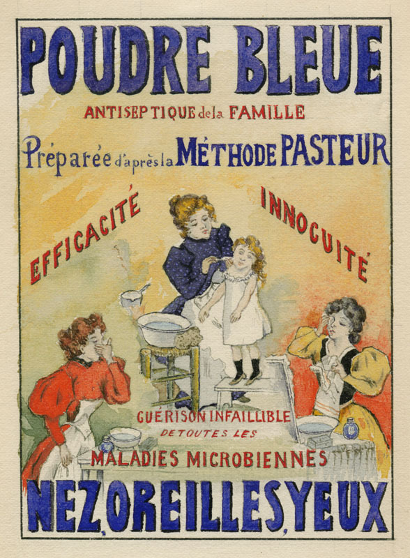 Poudre Bleue Antiseptique de la Famille (after Firmin Bouisset) by Christophe Adrien (Count) Regley de Koenigsegg