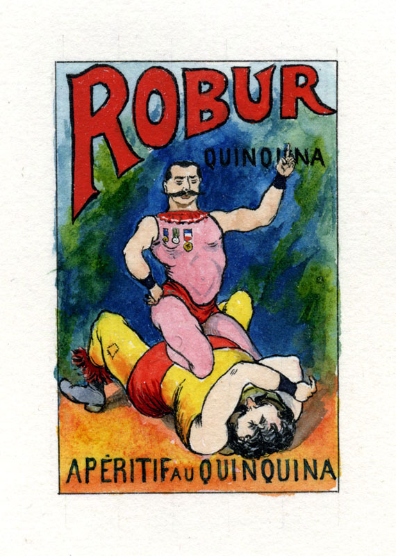 Robur Quinquina Apéritif - after Guillaume by Christophe Adrien (Count) Regley de Koenigsegg