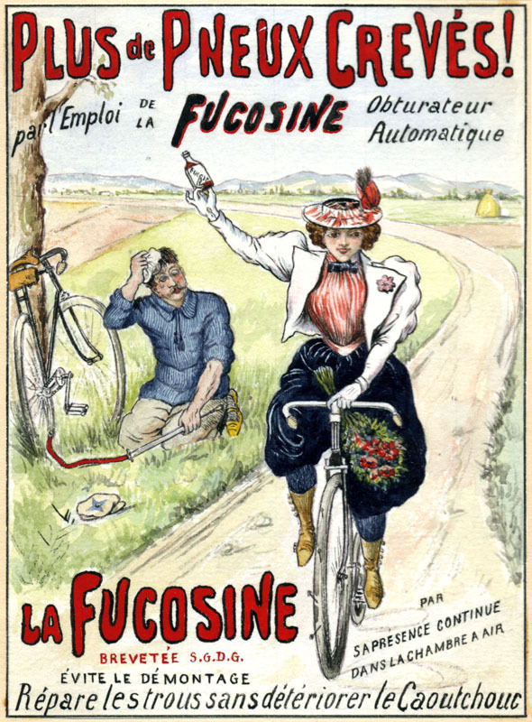 Fucosine - Plus de Pneux Crevés! (after Gil Baer) by Christophe Adrien (Count) Regley de Koenigsegg