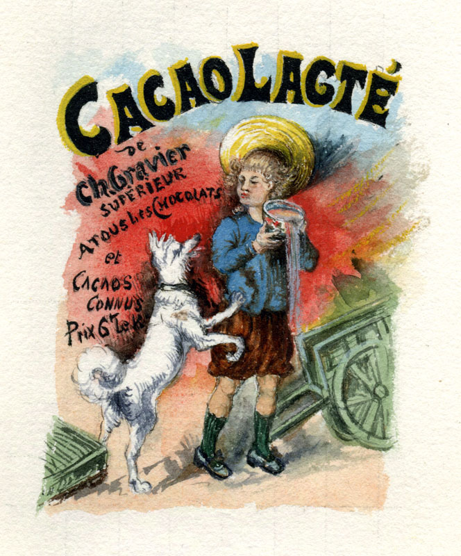 Cacao Lacté - after Lucien Lefévre by Christophe Adrien (Count) Regley de Koenigsegg