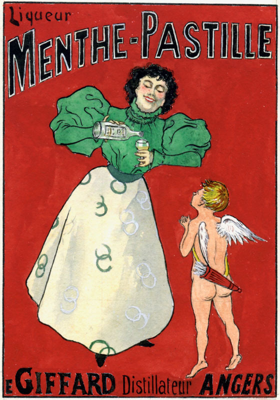 Liquer Menthe-Pastille (after Misti/Mifliez Ferdinand) by Christophe Adrien (Count) Regley de Koenigsegg