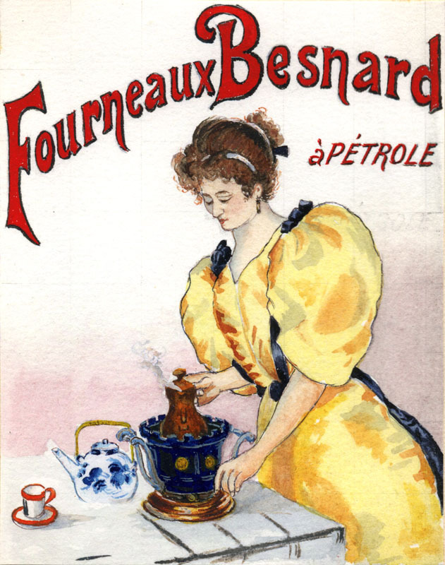 Fourneaux Besnard (after Tinaere) by Christophe Adrien (Count) Regley de Koenigsegg