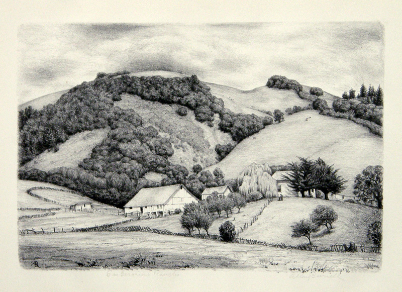 San Geronimo Rancho by Alfred Ray Burrell