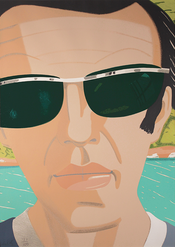 Alex (Self Portrait with Sunglasses) by Alex Katz