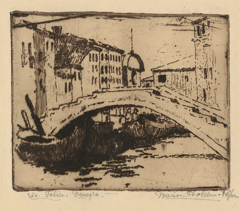 Rio Felice, Venezia by Marion Holden Pope