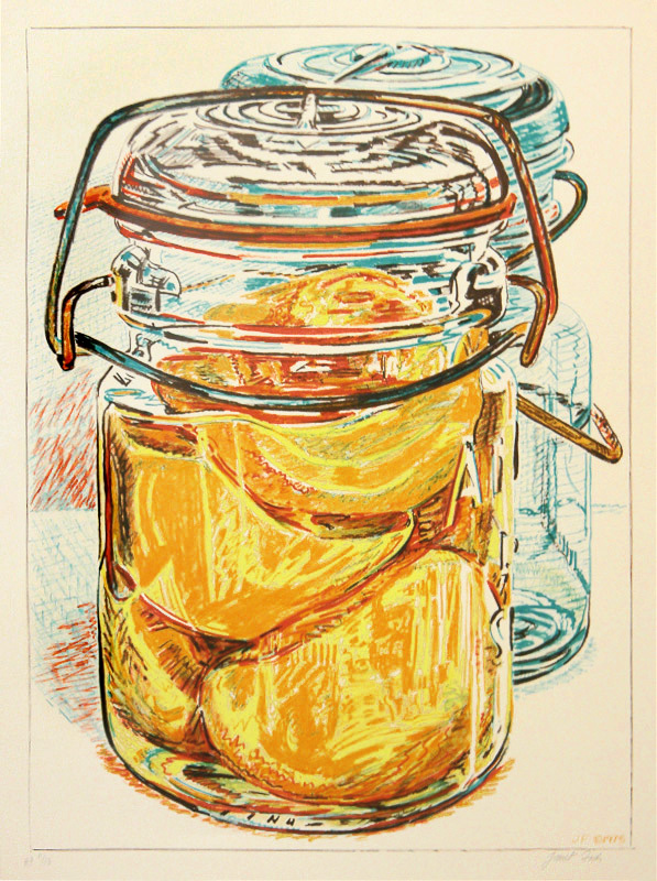 Preserved Peaches by Janet Fish