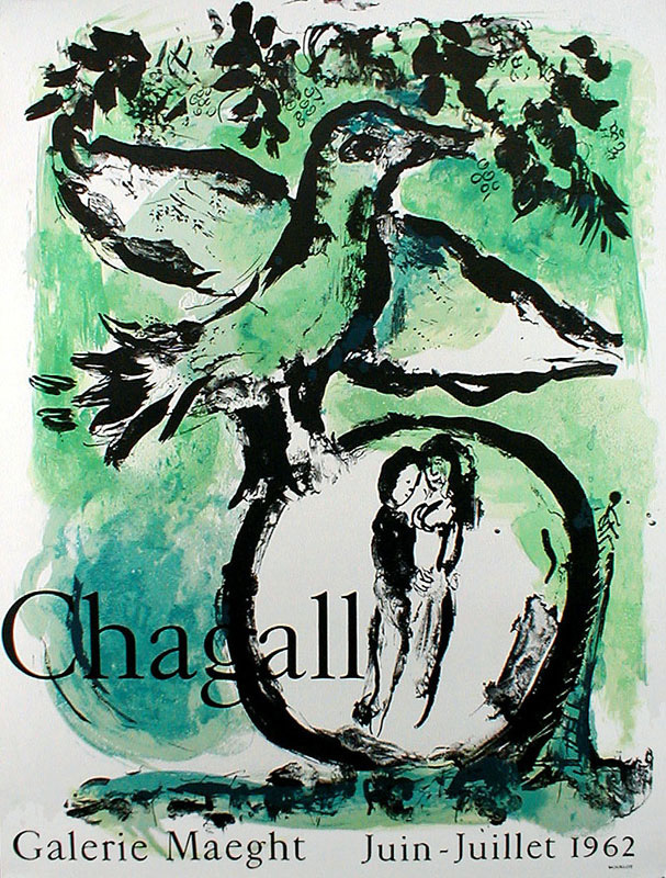 Galerie Maeght Poster - 1962 by Marc Chagall