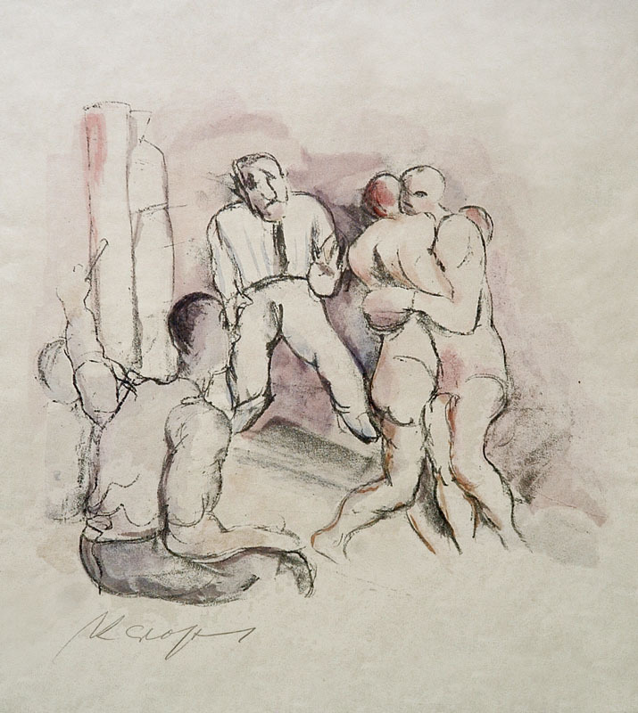 (Boxers) by Rudolf Grossmann