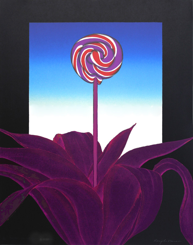 Further Variations on a Sucker (from the suite of 9 images titled Erotic Daydreams) by Kenjilo Nanao