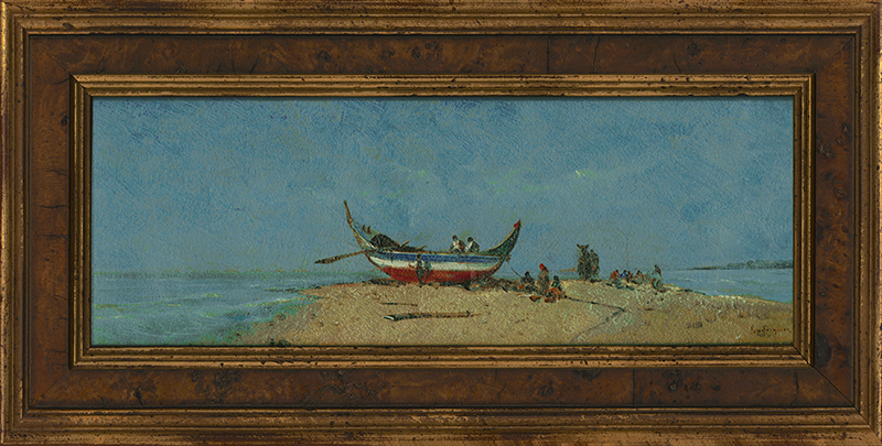 (Portuguese Fishing Boat - Arte Xávega) by Alfred C. Rodriguez