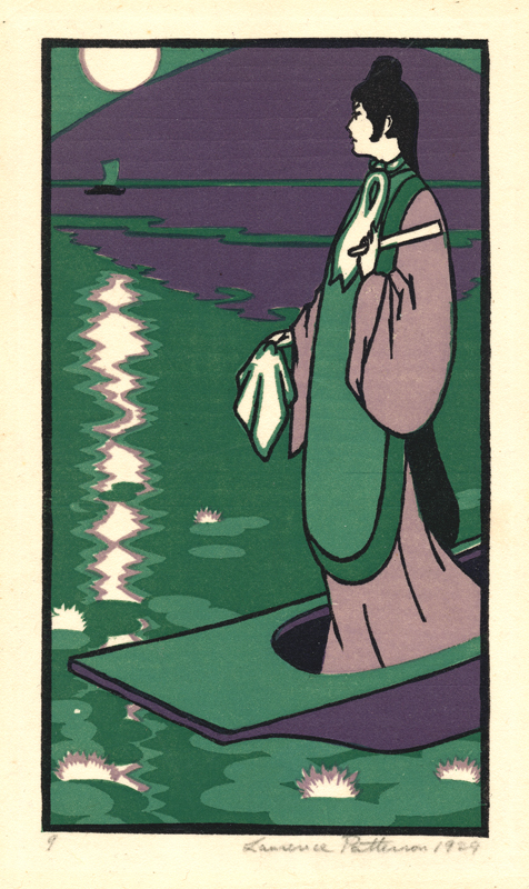 A Night Mooring on the Chien-te River by Lawrence Andrew Patterson