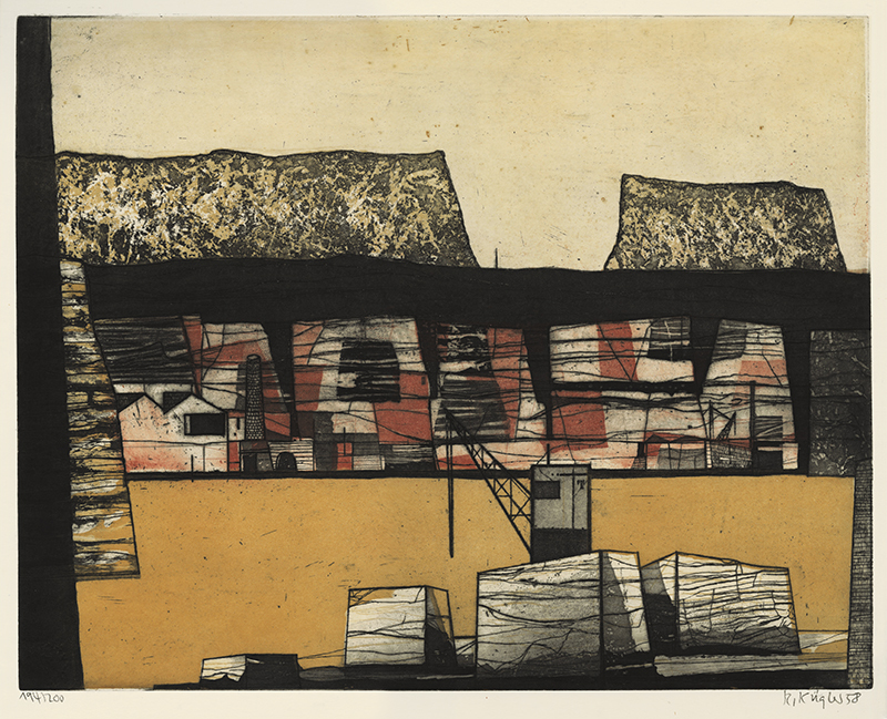 Marble Quarry by Rudolf Kugler