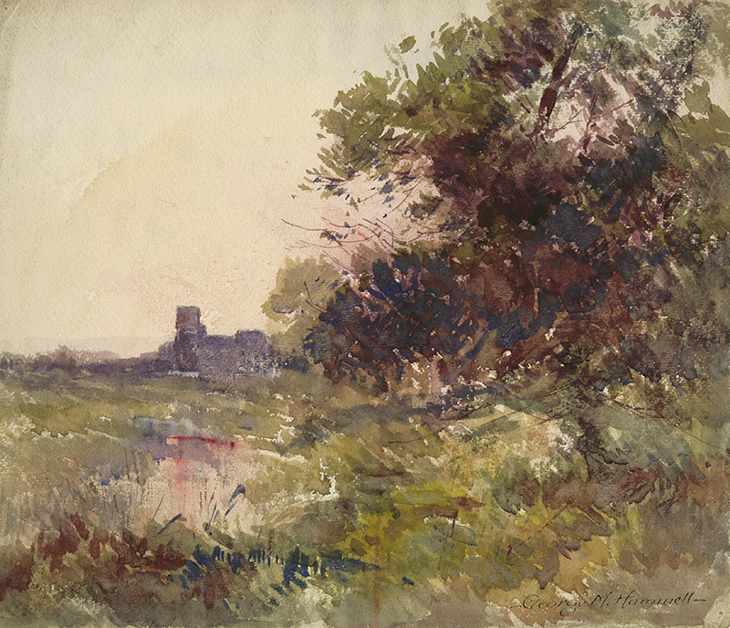 Sunset in France - The Millet Country by George Milton Hammell