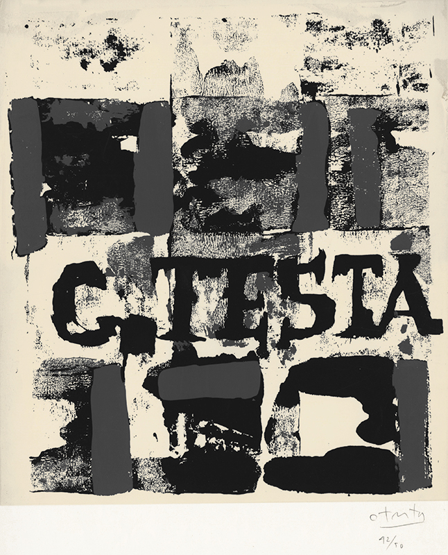 C TESTA (a.k.a.: Composición) - Galeria Bonino exhibition by Clorindo Manuel Jose Testa