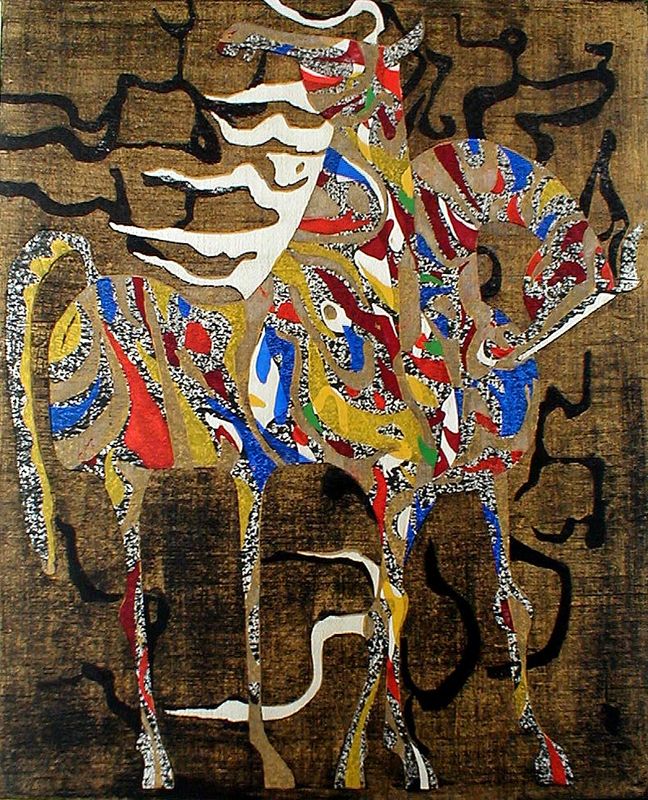 Saiso No Uma (Colored Horses) by Tadashi Nakayama