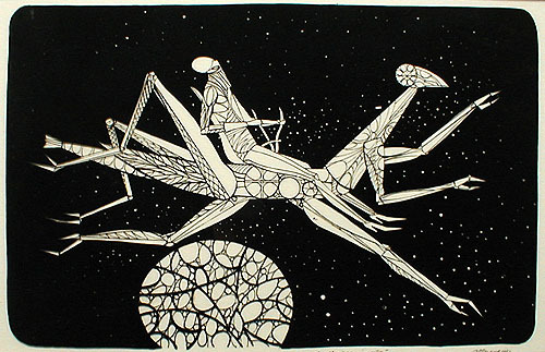 The Praying Mantis Vehicle by Joseph Anthony Mugnaini