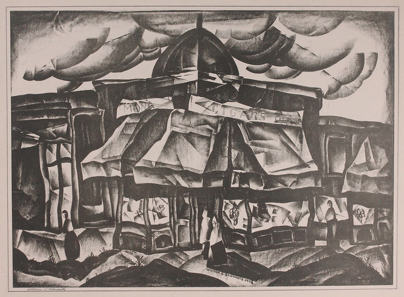 Lithograph #1 by William Samuel Schwartz