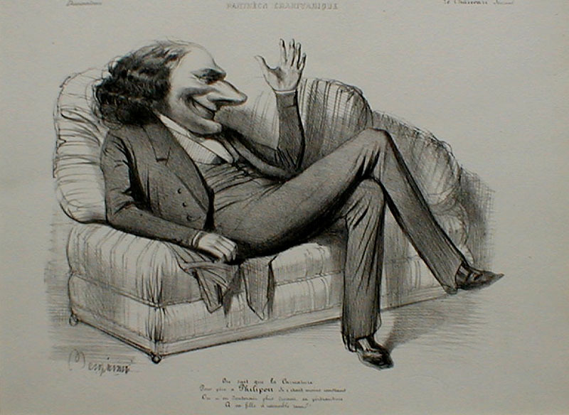 Charles Philipon by Benjamin Roubaud