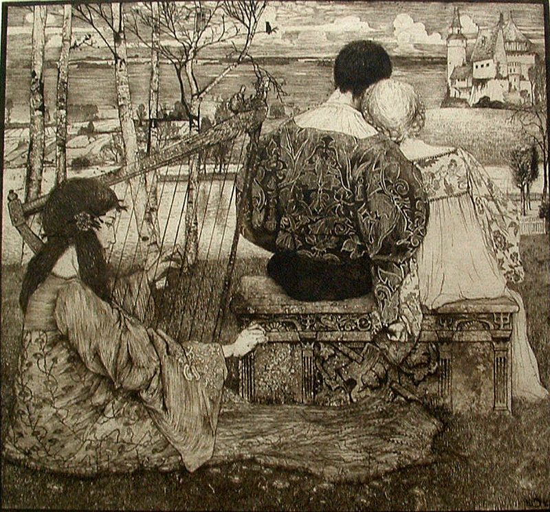 Liebe by Heinrich Vogeler
