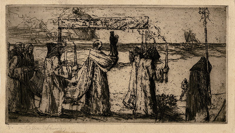 The Procession (a.k.a. Religious Procession) by Allen Lewis