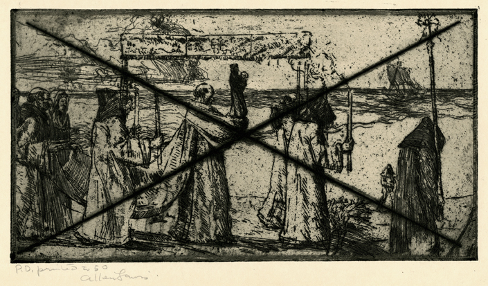 The Procession (a.k.a. Religious Procession) by Allen Lewis