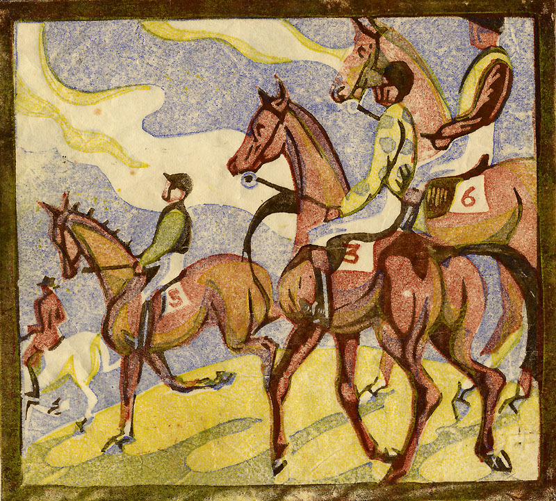 (Race Horses) by Julia Mavrogordato