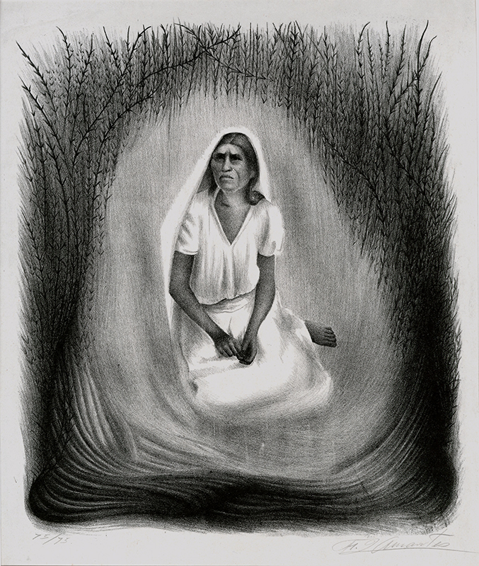 Indigena Blanca, aka: Mujer Campesina (Peasant Woman) by Francisco Dosamantes