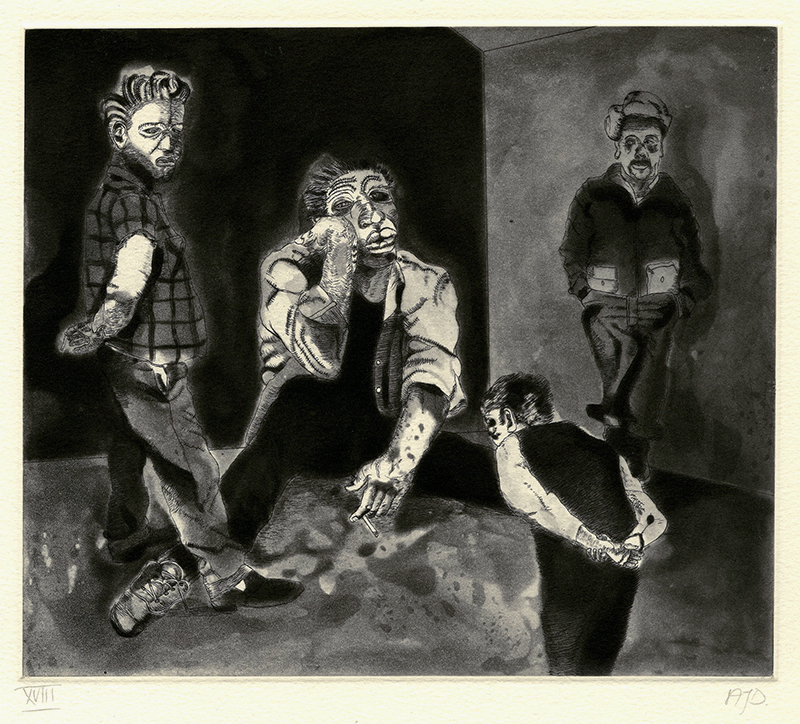 Peter Grimes (A narrative poem by George Crabbe with 22 etchings) by Anthony Davies